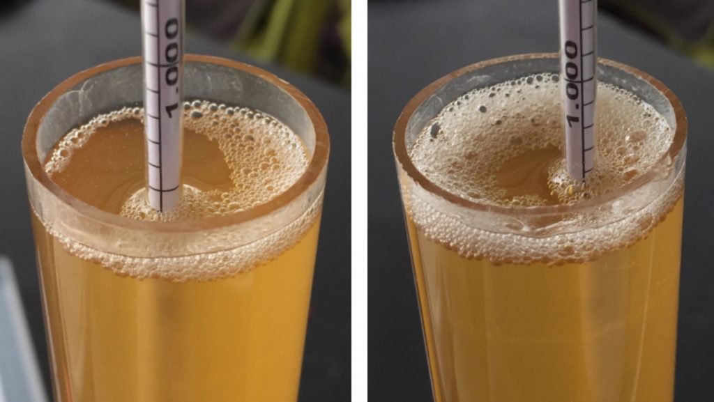 Left: foil | Right: airlock