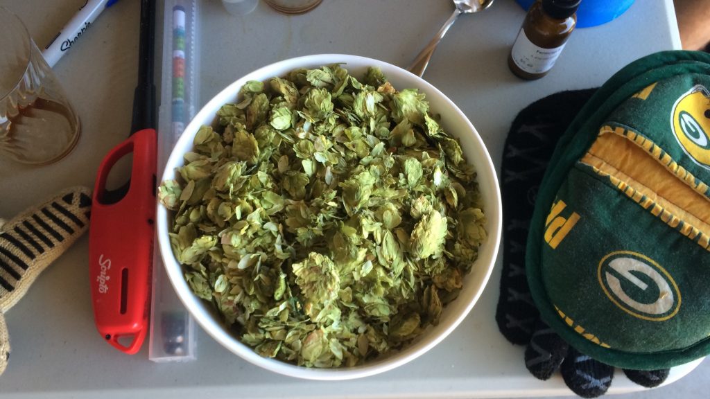 A mere 3 oz of whole cone Czech Saaz hops