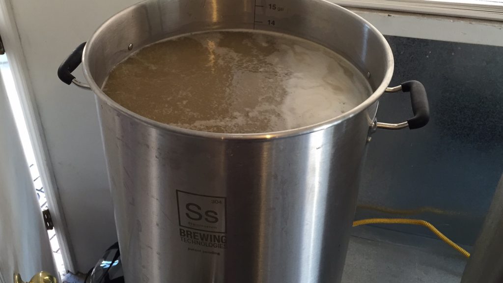 Quick batch wort boiling