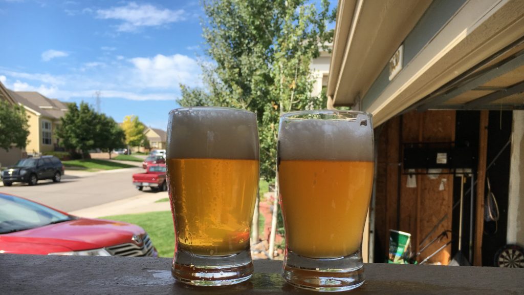 Left: force carbonated | Right: bottle conditioned