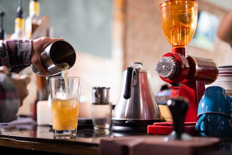 Students experimenting in brew clubs on the campus