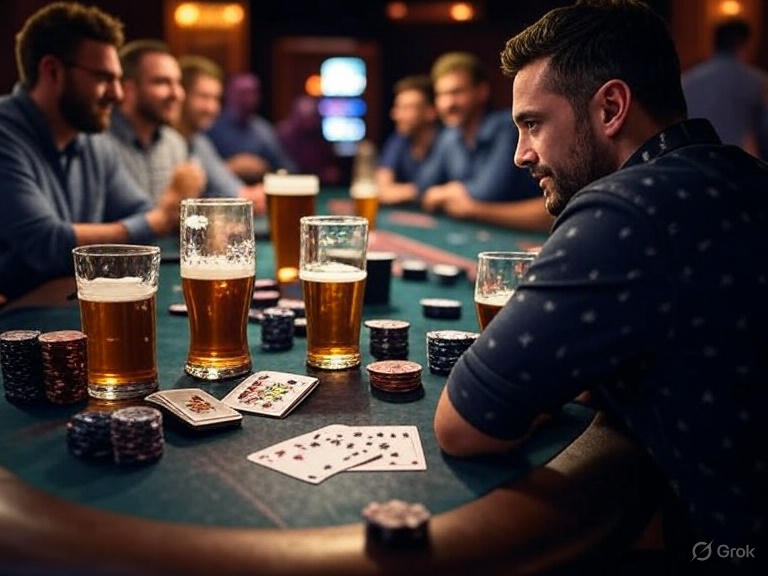 Beer and casino culture crossover
